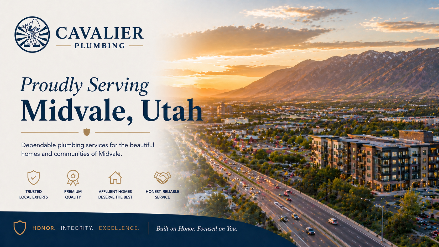 Cavalier Plumbing — Proudly Serving Midvale, Utah