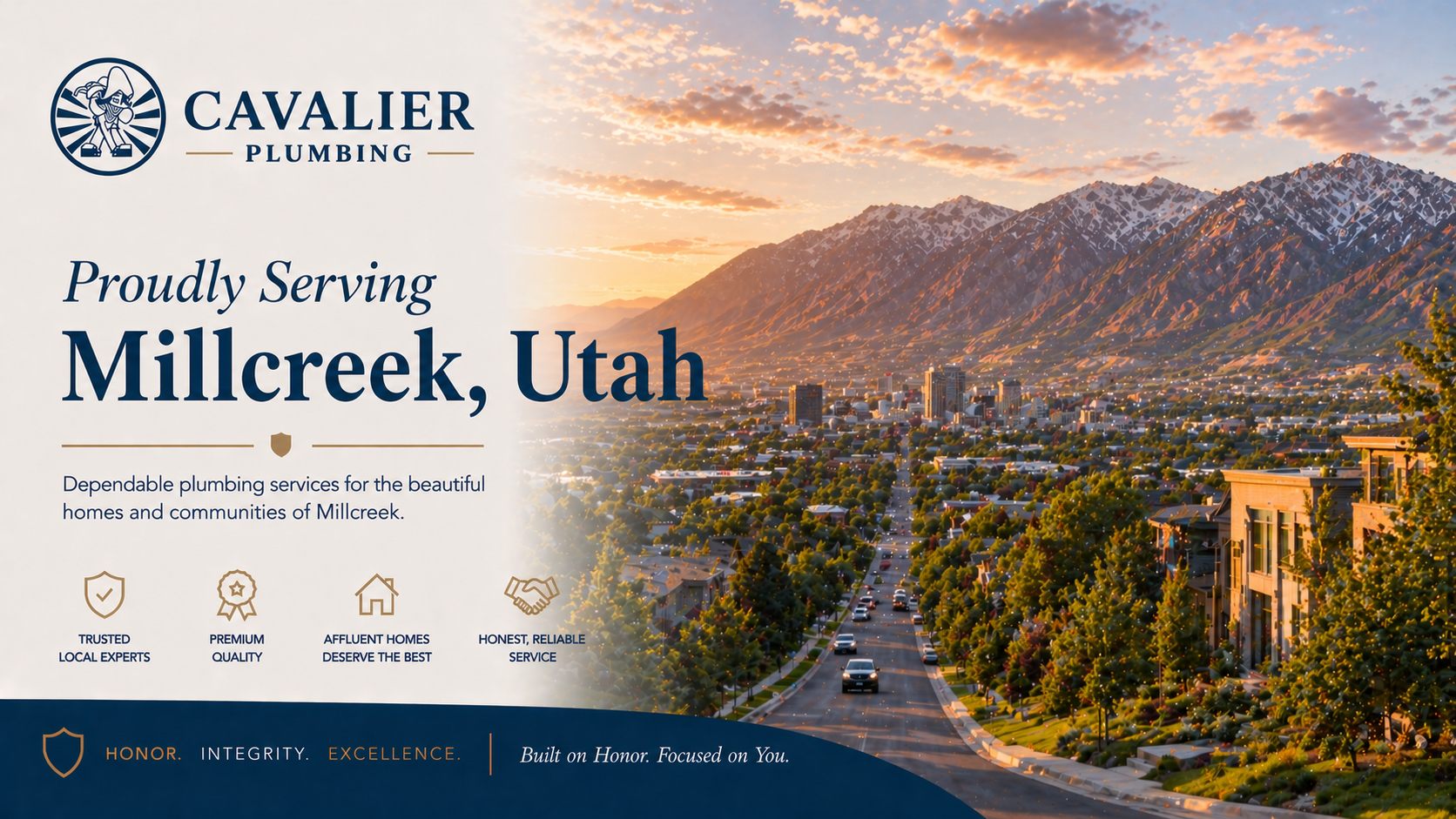 Cavalier Plumbing — Proudly Serving Millcreek, Utah