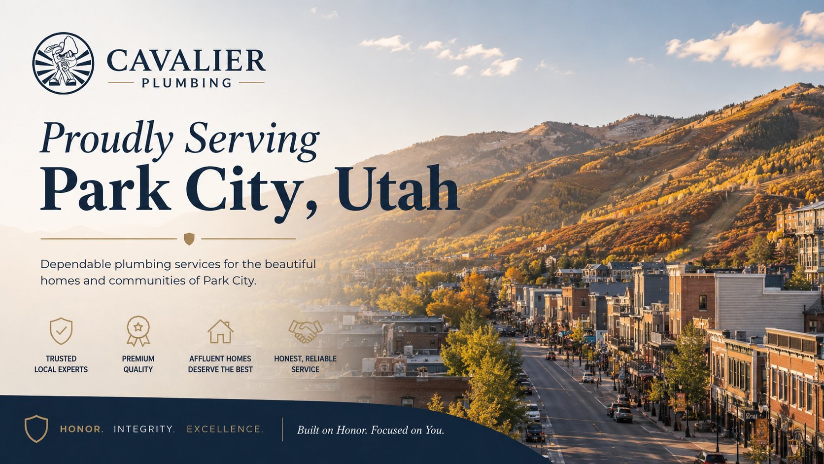 Cavalier Plumbing — Proudly Serving Park City, Utah